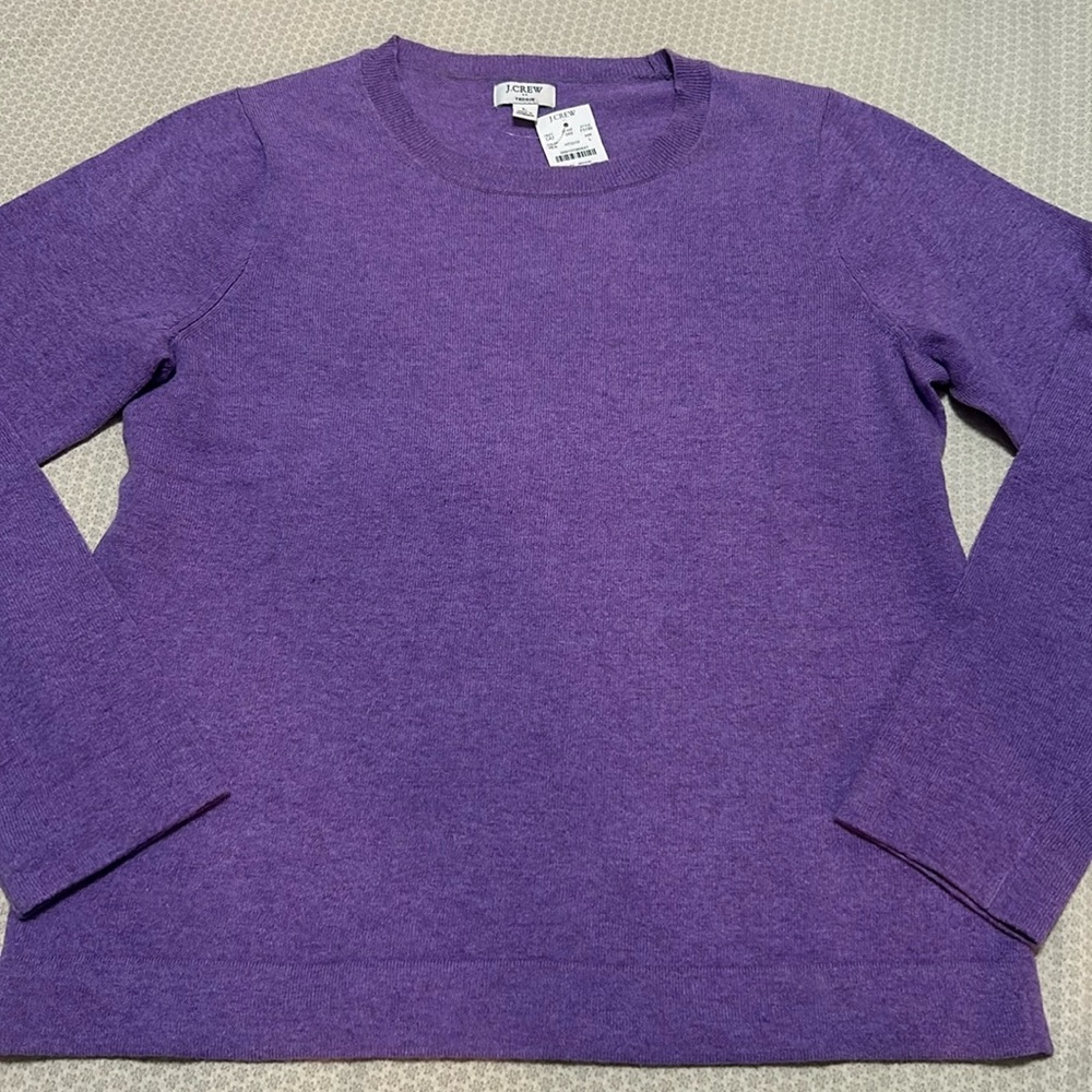 J.Crew Women’s Sweater size L Lavender NWT